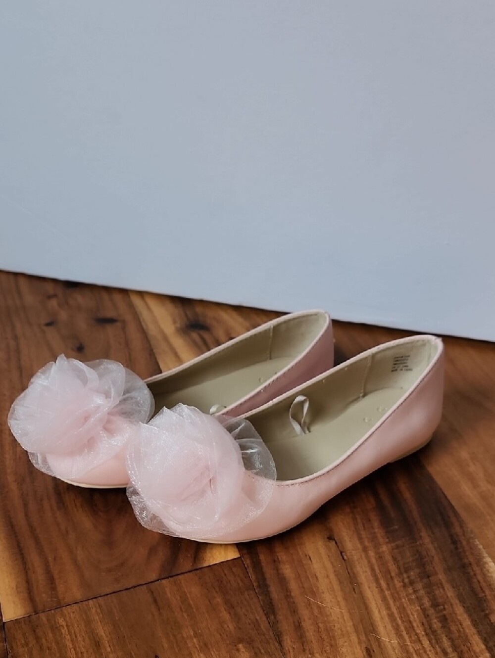 Janie & Jack NWOT Pink Ballet Flats w Rosette. Size 10